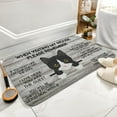 thumbnail image 6 of Tuxedo Cat Rug, Tuxedo Cat Doormat, Visiting My House Mat, Cat Rug, Tuxedo Cat Mat Coral Velvet Rug,Funny Doormat, Home Decor, Welcome Mat,Indoor Doormat,Front Back Door Mat 17”x30”, 6 of 7