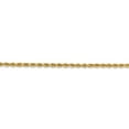 thumbnail image 3 of Auriga 14K Yellow Gold 2.25 mm Diamond-cut Rope Chain Necklace for Women 22", 3 of 6