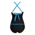 thumbnail image 4 of XIYON Womens Bikini Sets Fluorescent Color Tankini Swimsuit Two Piece Bikini With Strappy Top And High Waisted Bottoms For Beach Swimming Beach Outfits Classic, 4 of 5