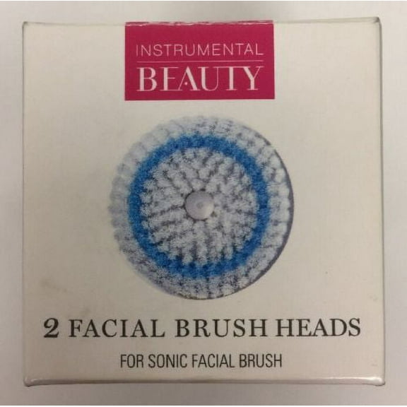 Instrumental Beauty 2 Facial Brush Heads, Pack of 2
