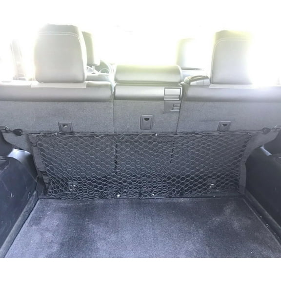 EACCESSORIES EA Rear Trunk Organizer Cargo Net for Nissan Xterra 2000-2015 – Envelope Style Cargo Net for SUV – Premium Mesh Car Trunk Organizer Vehicle Carrier Storage – Compatible with Xterra