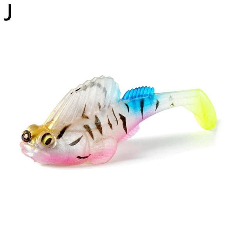 Details about   Fishing Soft Lure Lead Head Jig With Hook Swim Baits Wobbler Lure For Bass Perch 