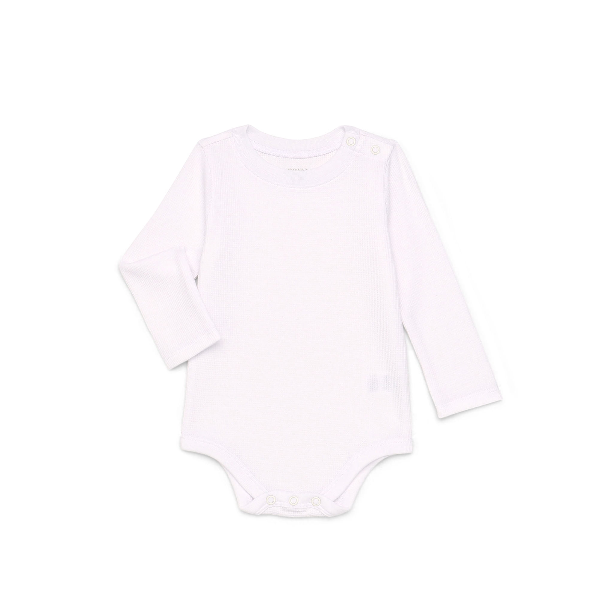 Garanimals Baby Boy Thermal Bodysuit with Long Sleeves, Sizes 0M-24M