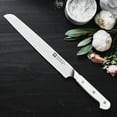 thumbnail image 3 of ZWILLING Pro Le Blanc 9-inch Z15 Serrated Bread Knife, 3 of 7