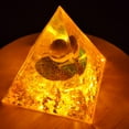 thumbnail image 1 of Pirámide de orgonita Curación Cristales naturales Energía Chakra Meditación Piedras Artesanía, 1 of 7