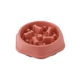 thumbnail image 1 of Plato De Alimentación Xtellar rosa Lenta Para Perro Mascota Comederos, 1 of 5