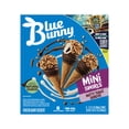 thumbnail image 6 of Blue Bunny Mini Swirls Nutty Fudge Sundae Cones Frozen Dessert, 8 Pack, 6 of 13