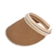 thumbnail image 1 of Sombrero de mujer con circunferencia de 55-58 cm, sombrero de verano con perla, sombrero para el sol con parte superior vacía, sombrero para el sol anti-ultravioleta, sombrero para el sol, 1 of 5
