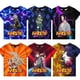 thumbnail image 2 of Anime Naruto Summer T Shirt Boys Cartoon Cute Tee Shirt Short Sleeve Hatake Kakashi Man Women Children Tshirts Tee TopsAdults XL(55-60kg) Gao Jinjia LED, 2 of 2