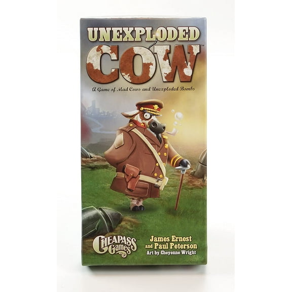 Cheapass Games Unexploded Cow Card Game - A Game of Mad Cows and Unexploded Bombs