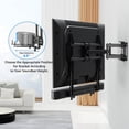 thumbnail image 7 of MOUNT PRO Universal Soundbar Mount, Sound Bar TV Bracket with 17.7" Longer Bracket Mounting Above or Under TV with/Without Holes, 6.5" Holder Swivel to Fit Various Soundbar, Up to 20 LBS, 7 of 7