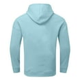 thumbnail image 4 of GIPQJK Men's Graphic Hoodies American Flag Design Sweatshirts Plus Size This We'll Defend Flag Pullover Tops with Pockets,Sky Blue XL, 4 of 4