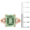 thumbnail image 2 of Everly Women's Quartz and Topaz Rose Gold Plated Ring, 2 of 8