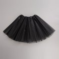thumbnail image 2 of OIOLOYJM Tutu for Women Adults Halloween Happy Ballet Multi-Layer Tulle Skirt Christmas Performance Non See-Through Fluffy Holiday Party Dress Black 2 US-S, 2 of 6