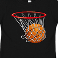 thumbnail image 4 of Inktastic Basketball Swish Boys or Girls Toddler T-Shirt, 4 of 5