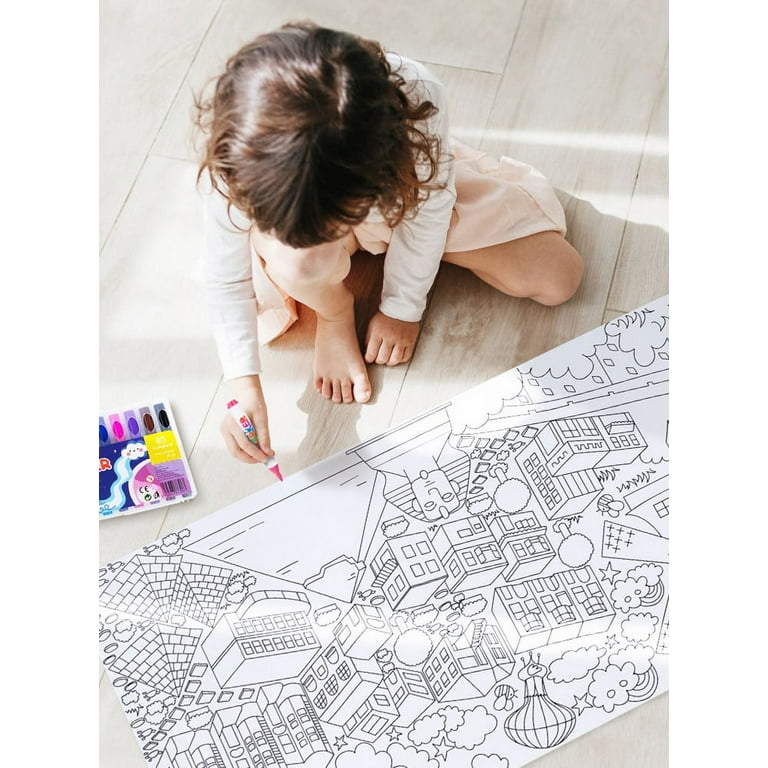 3 Meters High Removable Sticky Childrens Drawing Roll, Coloring Books  Painting, Drawing & Art Supplies Only $8.99 PatPat US Mobile