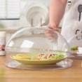thumbnail image 5 of Microwave Plate Cover, Transparent Anti-Splatter Lid with Steam Vents & Handle, Oil Proof, Includes Base, Fits Most Plates, Easy to Clean, 5 of 6