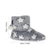 thumbnail image 3 of 1 par de botas de mujer con estampado de estrellas a la moda, botines cálidos de felpa para invierno, 3 of 5