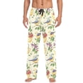 thumbnail image 7 of FORMRS Mens Pajama Pants with Pockets Cotton Sleepwear Lounge Bottoms Sizes S-2XL, Birds with Strawberries, 7 of 7