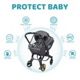 thumbnail image 2 of Funda impermeable para asiento de coche IvyWind universal negra con bolsa de almacenamiento, 2 of 7