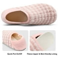 thumbnail image 6 of Barerun Slippers for Women Men Fuzzy Slippers Warm Anti-slip House Slipper Socks Pink, 6 of 7