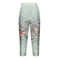 thumbnail image 5 of CHGBMOK Capris Raccourcis Imprimés pour Femmes Grande Taille, Taille Élastique, Liquidation d'Été, 5 of 5