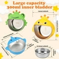 thumbnail image 3 of 3 Pcs Stainless Steel Baby Bowl with Removable Silicone Shell Anti Scald Toddler Suction Bowl for Baby Food Feeding Snack, 3 of 11