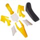 thumbnail image 1 of Juego de cojines de asiento de guardabarros de para motocicleta Amarillo Sunnimix Carcasa de guardabarros de carenado, 1 of 2