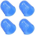 thumbnail image 1 of 4pcs Guitar Playing Left Hand Fingertip Protector Ukulele Guitar Fingertip Silicone Protective Cover, 1 of 7