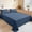 Blue, variant on Twin Bed Sheets, Hiroekza Flat Sheet, Twin XL Size Sheets for Tiwn Size Bed - Breathable Soft Sheets for Home, School & Dormitories