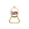 thumbnail image 1 of Britain UK London Architecture Painting Beer Bottle Cap Opener Stainless Steel Key Chain, 1 of 3
