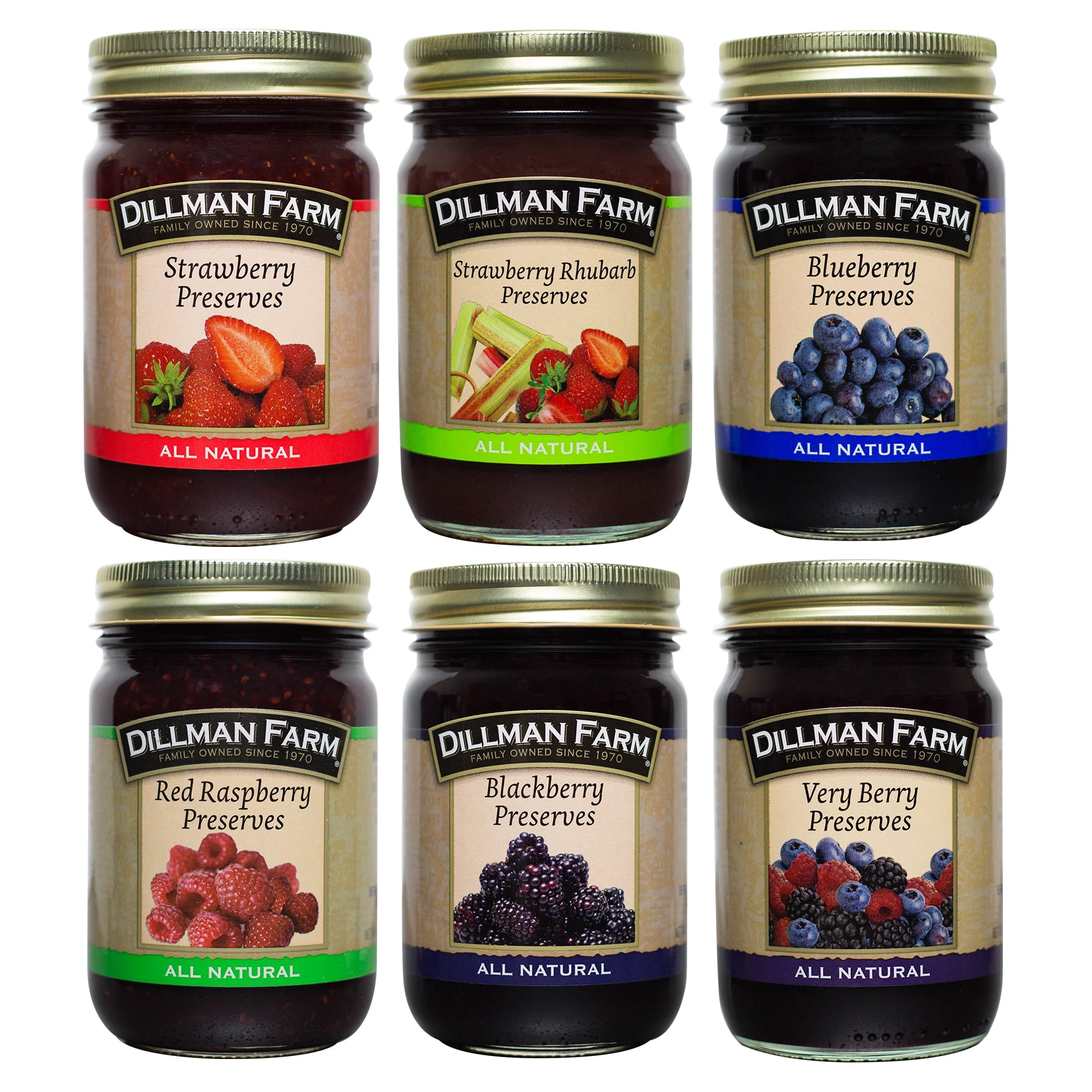 Dillman Farm 6 Piece Berrylicious Preserves Variety Pack
