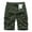 Olive Green, variant on IROINNID Cargo Shorts for Men Plus Size Cargo Shorts Multi-Pockets Relaxed Summer Beach Shorts Pants,Olive Green