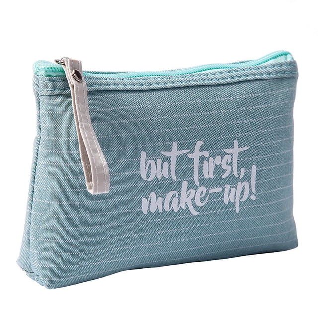 WREESH Cotton And Linen Large-Capacity Cosmetic Bag Multi-function Travel Cosmetic Bag Clearance