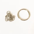 thumbnail image 5 of Anillo infinito: trucos de magia, trucos de fiesta, trucos increíbles, kit de magia, magia de primer plano, 2 piezas, oro + plata, 5 of 5