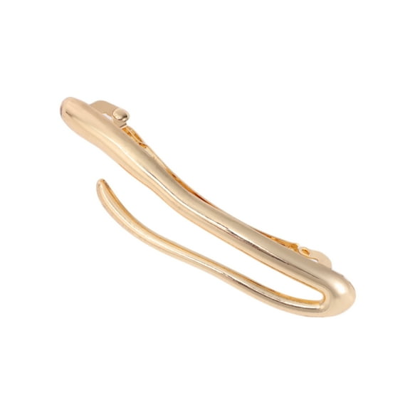 Unique Bargains 1 Pc Elegant Irregular Hair Clips for Home Gold Tone