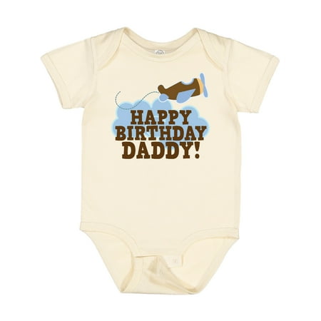 

Inktastic Happy Birthday Daddy Gift Baby Boy or Baby Girl Bodysuit