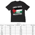 thumbnail image 3 of Camiseta básica Color sólido cuello redondo fin ocupación israelí ropa para niños y adultos, 3 of 7