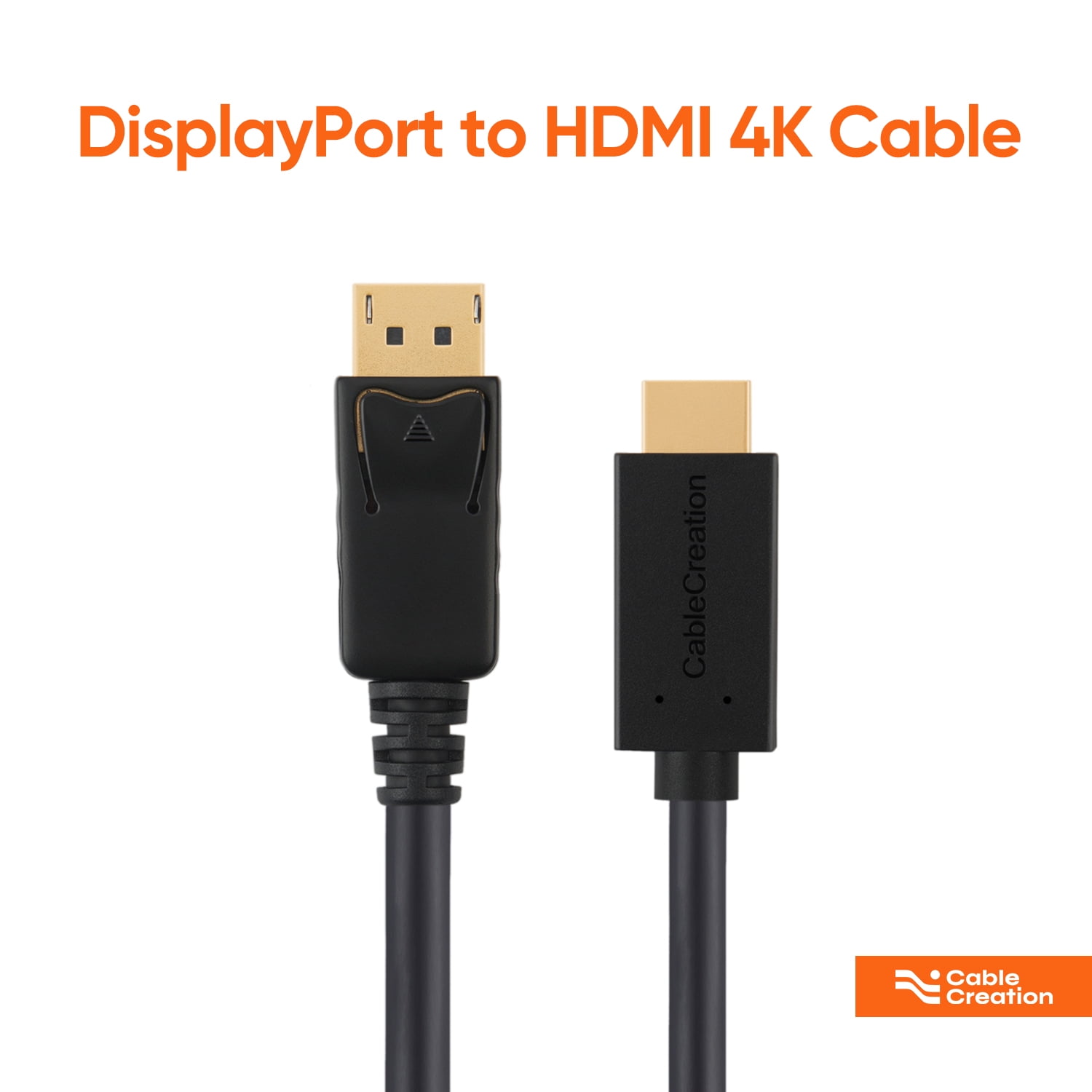 2Pack-4K Active Displayport to HDMI Cable 6ft, CableCreation DP to HDMI 1.2 4K x & 3D Audio/Video Monitor Cable,Support Multi-Screen for Desktop/Monitor/Projector/Graphics Card/VR - Walmart.com