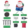 thumbnail image 3 of Adornos navideños inflables Poptrend Papá Noel de 2,1 m con LED, 3 of 6
