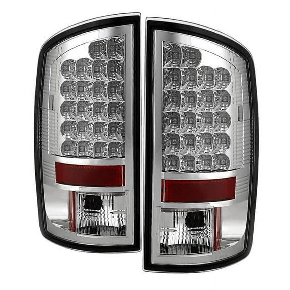 Spyder Dodge Ram 02-06 1500 / Ram 2500/3500 03-06 LED Tail Light - Chrome Fits select: 2004 DODGE RAM 1500 ST/SLT