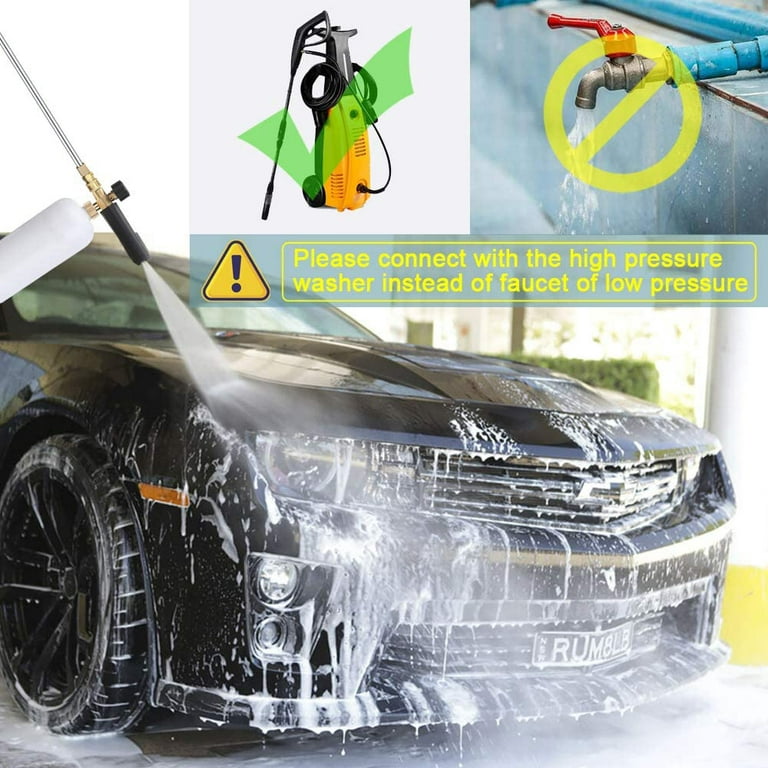Using a Foam Cannon and Pressure Washer to Wash Your Car - ExoForma