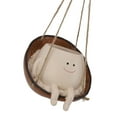 thumbnail image 5 of Kilisky Swing Face Planter Pot Multipurpose Cute Innovative Decorative Hanging Resin Flower Head Planters for Indoor Outdoor Plants 14x10.2x14cm / 5.5x4.0x5.5in, 5 of 21