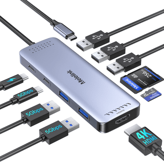Dell DA305 USBーC６イン1 マルチポートアダプター Dell 6-in-1 Laptop PC Universal Expansion Connector: USB-C