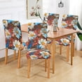 thumbnail image 2 of Yayeee 2 Pack Dining Chair Covers Stretch Parson Chairs Slipcovers Seat Protector, Vibrant Floral, 2 of 6