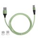 thumbnail image 1 of Cable de carga rápida USB con enchufe multimagnético líquido 3 en 1 para puertos IOS/tipo C/micro USB Verde, 1 of 10