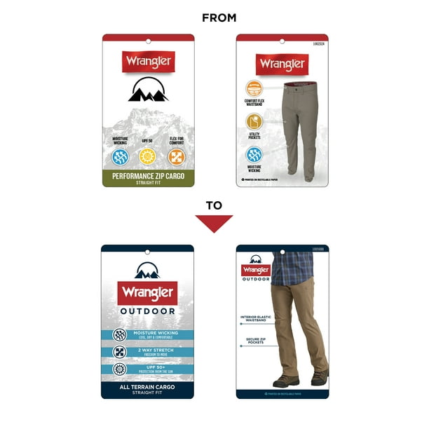 Wrangler ® Men's Outdoor All Terrain Cargo Pant with UPF 50+