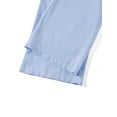 thumbnail image 6 of Women Y2k Casual Pants Stripe Elastic Waist Baggy Straight Leg Pants Streetwear with Pockets, 6 of 7