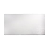 FASÄDE Ripple Horizontal 4-foot x 8-foot PVC Wall Panel in Gloss White