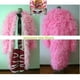thumbnail image 2 of Disfraz de Cosplay de Donquixote Doflamingo de ONE PIECE, tamaño personalizado, abrigo de plumas rosa para Halloween con gafas, 2 of 5